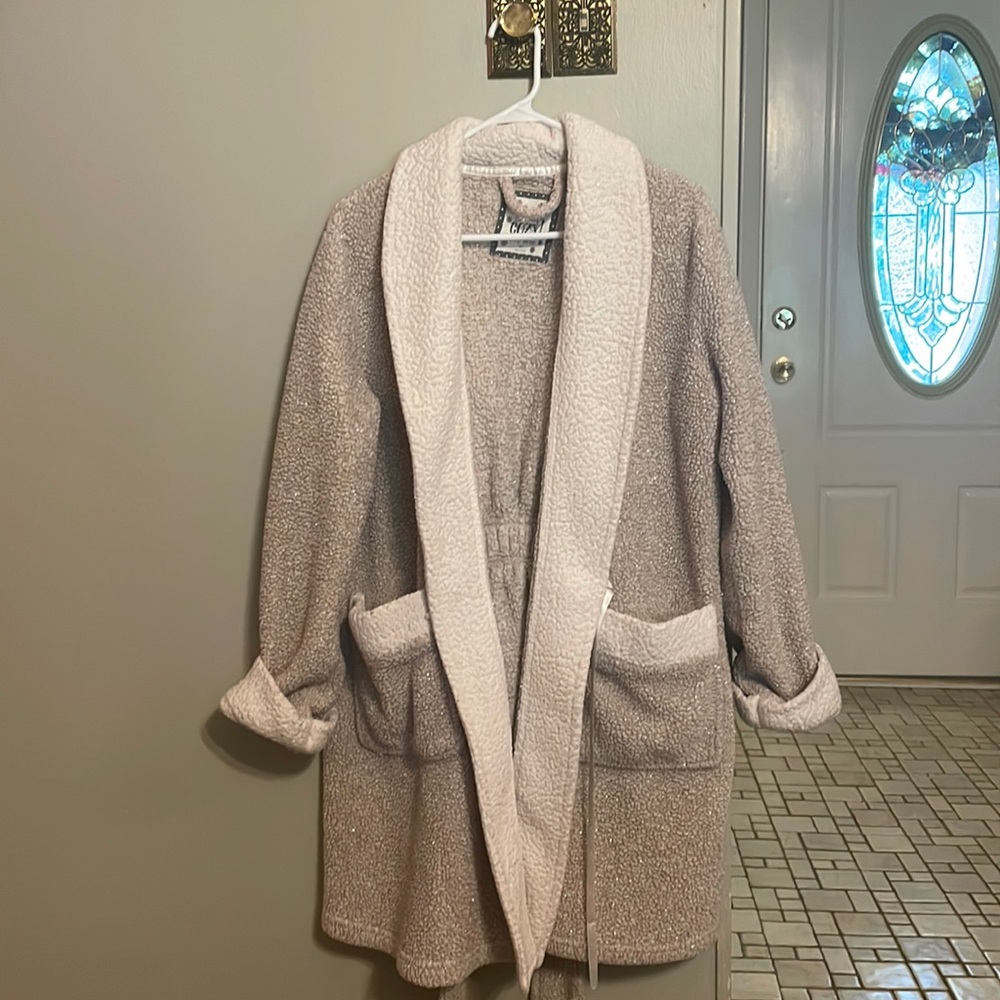 Sparkly cozy robe